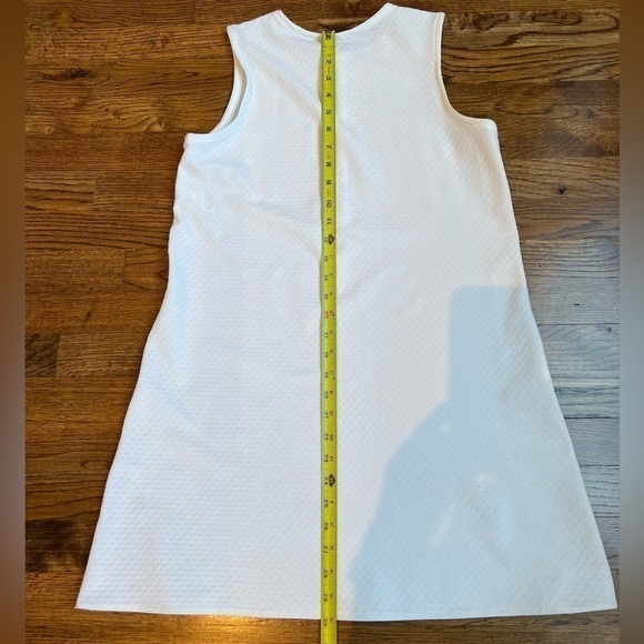 KARLA COLLETTO White piqué sleeveless A-line dress or swim coverup size small - Picture 8 of 11